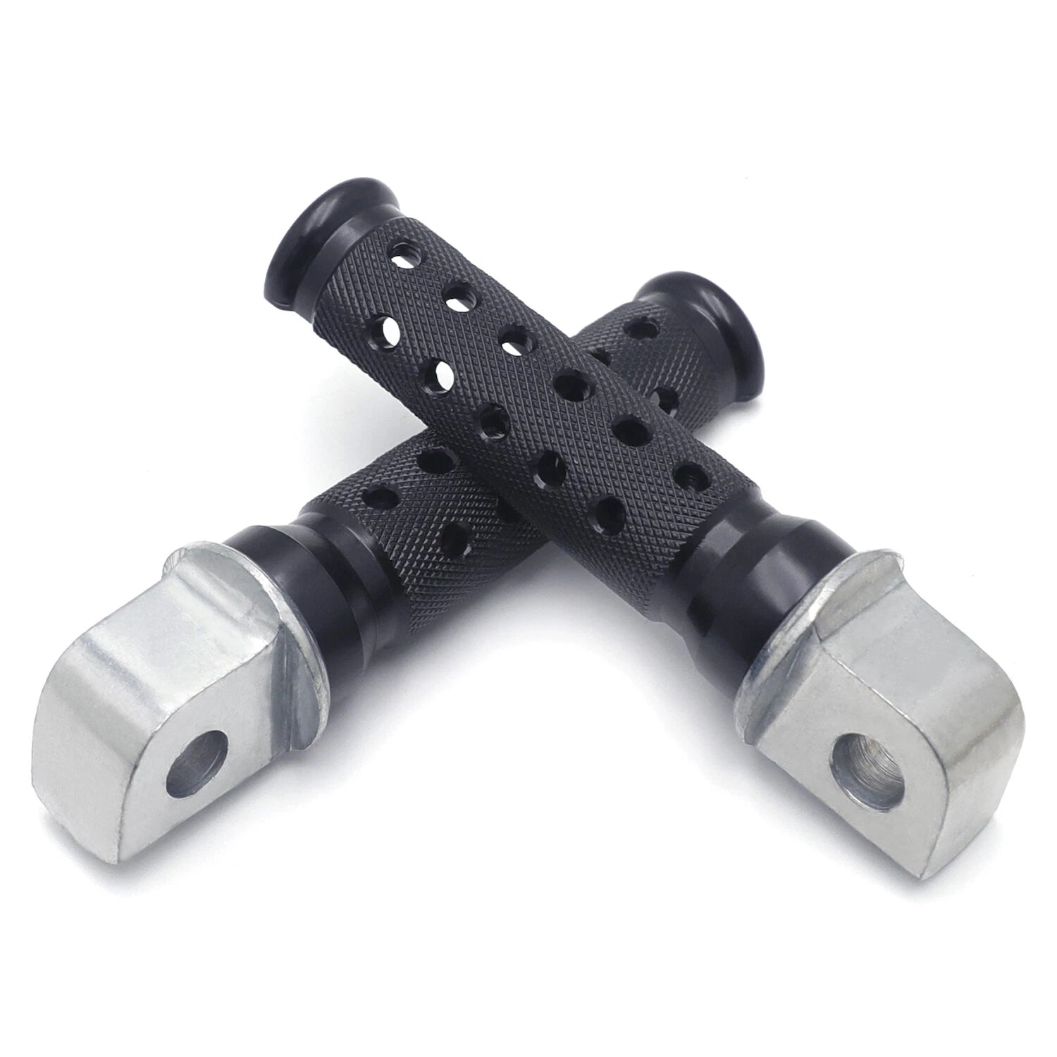 Black Rear Foot Pegs for Kawasaki EX250 (1988–1998), ZX-9R (1994–1998), ZX-11 (1987–1995), ZX750 Ninja