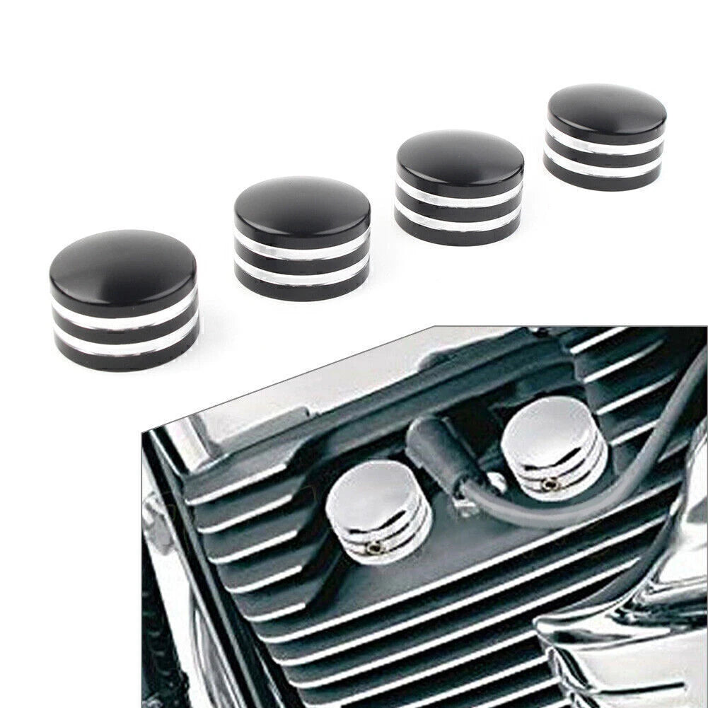 Set of 4 Head Bolt Covers for Harley Sportster XL 883 1200 (1986–2017)