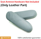 Front Seat Armrest for Nissan Armada Titan (2005–2015) Gray Leather Synthetic