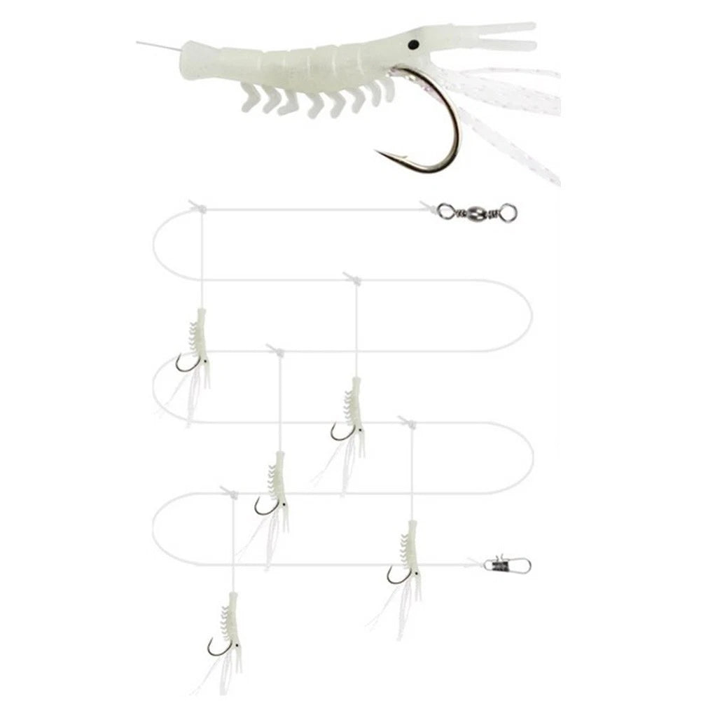 Artificial Bait Shrimp Hook Fishing Lure for