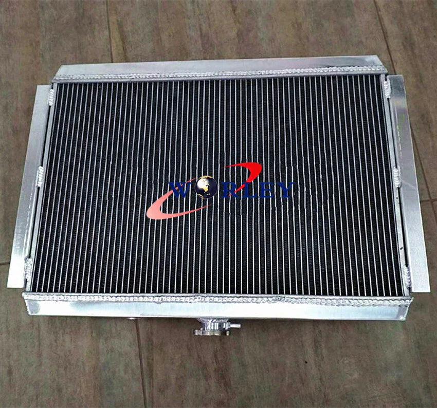 5 Row Aluminum Radiator + Fan for Mitsubishi Starion Turbo (1982-1989)