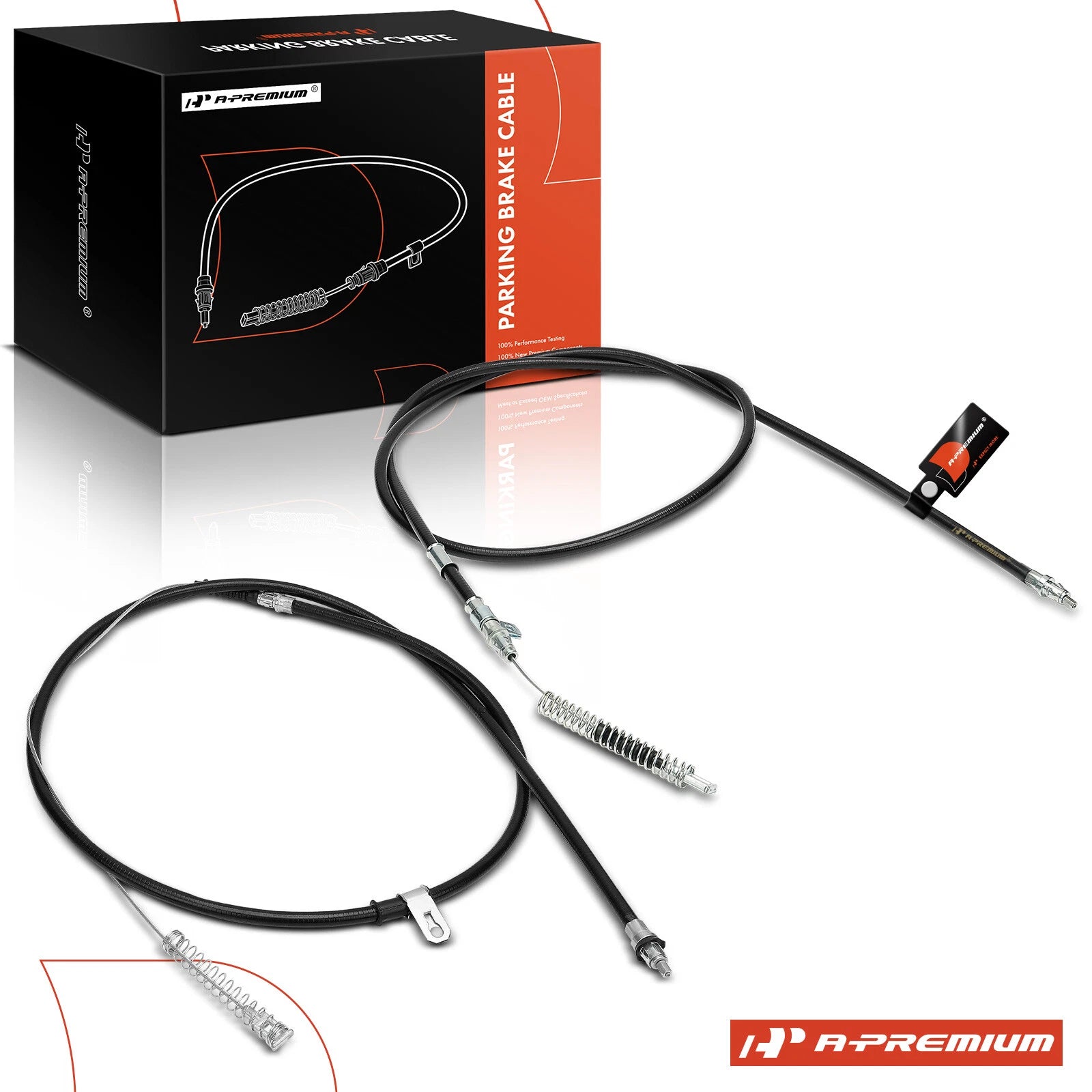 2X Rear Parking Brake Cable for Chevrolet Silverado 2500 HD (2001–2007)