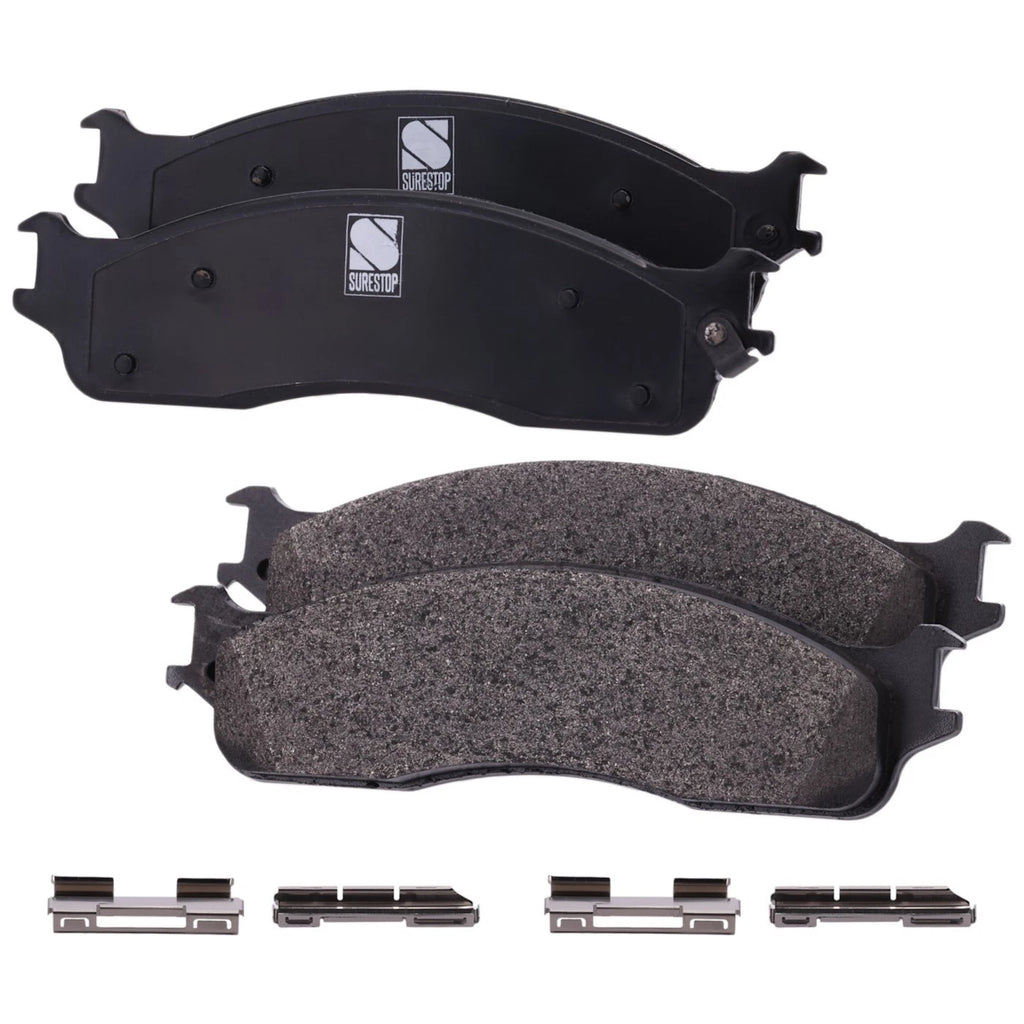 Disc Brake & Pad Kit for Dodge Ram 1500 (2007) Cross-drilled Slotted
