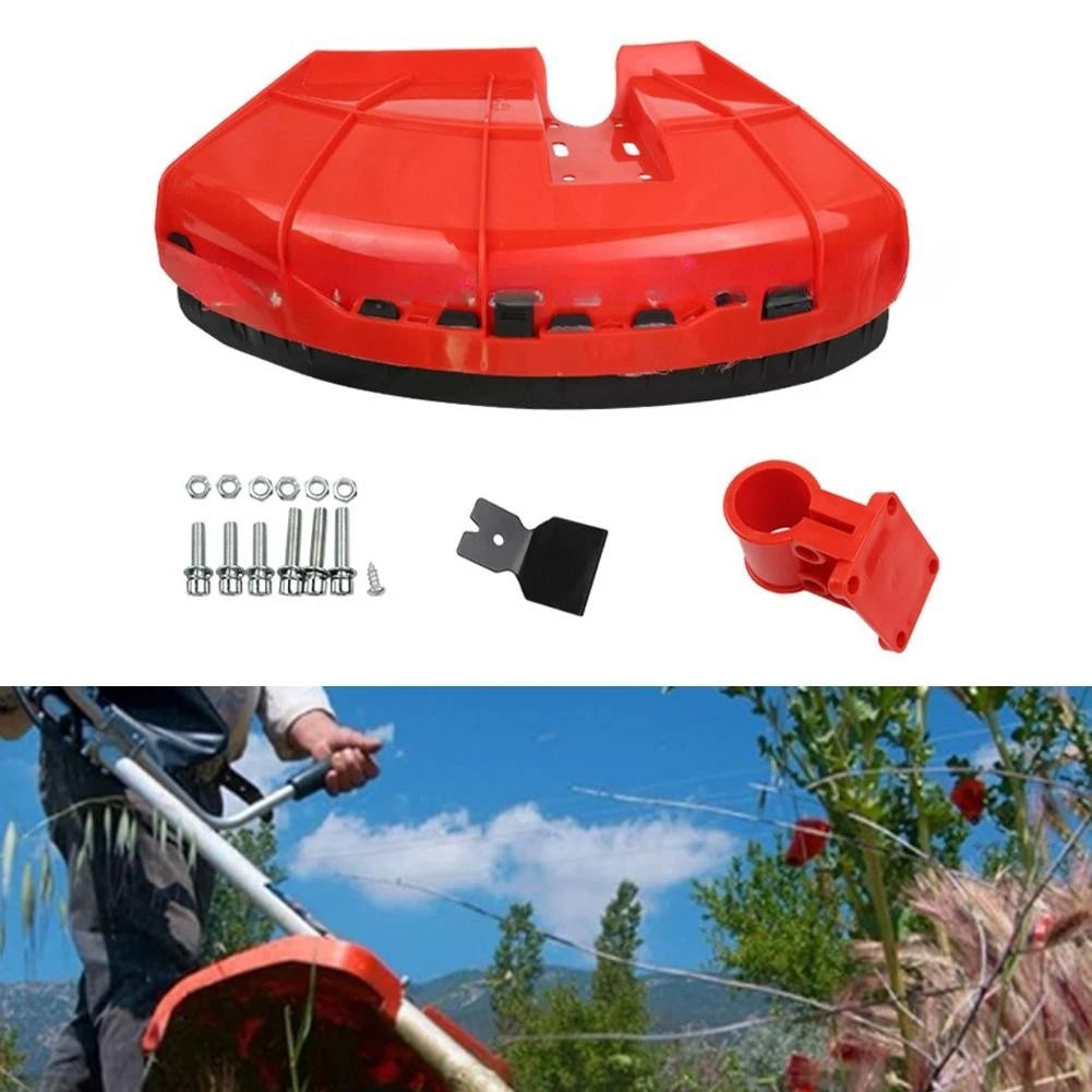 Plastic Grass Trimmer Blade Guard for 26-28mm Shaft Diameter Mowers