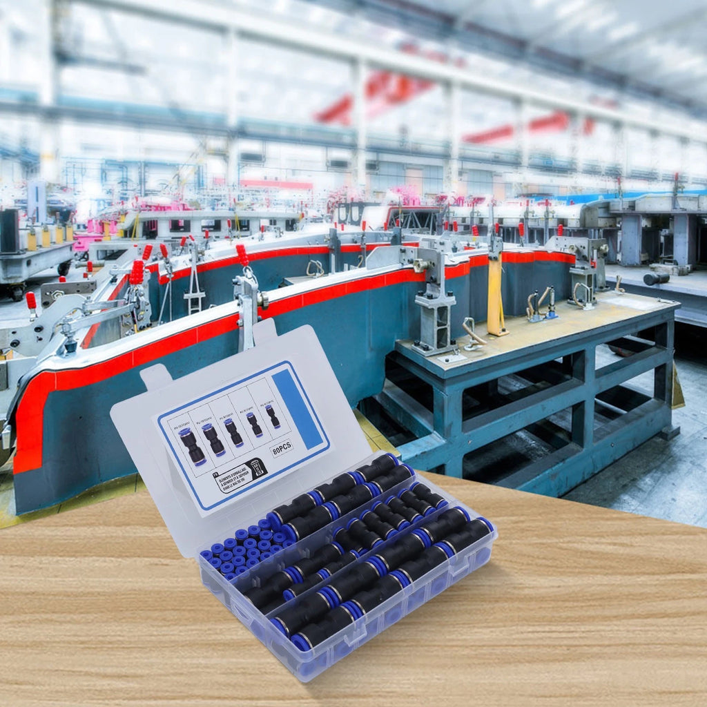Set of 80 Quick Connect Fittings for Automotive Applications