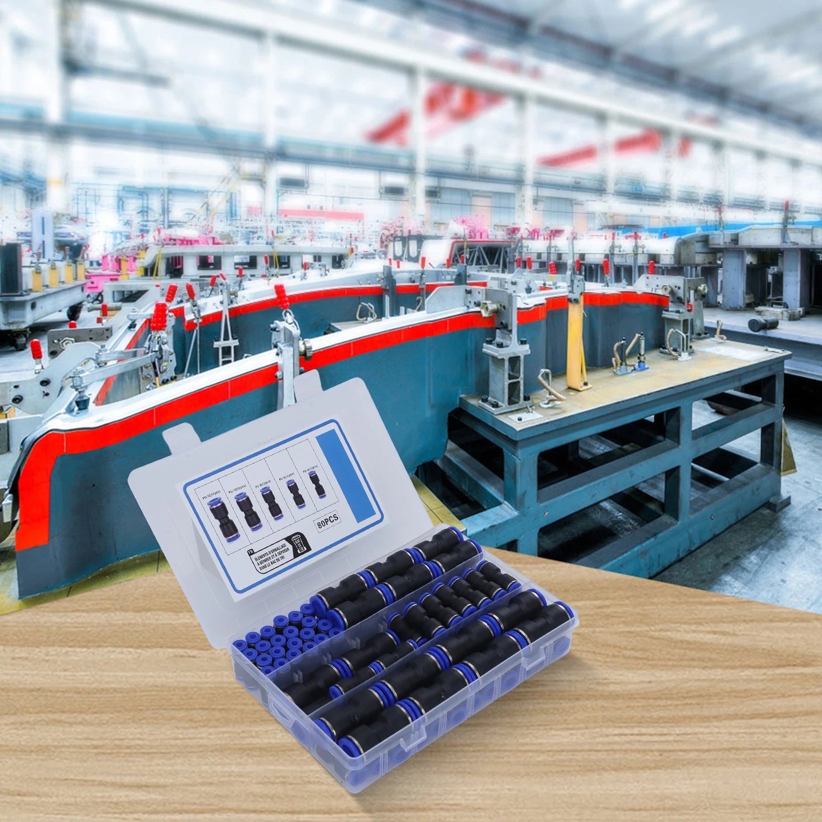 Set of 80 Quick Connect Fittings for Automotive Applications
