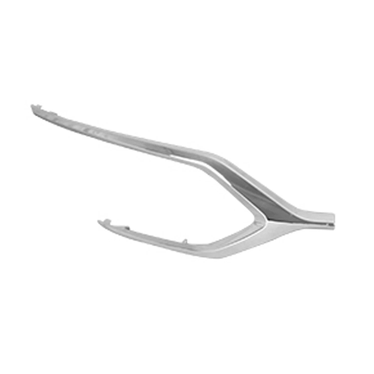 Replacement Chrome ABS Plastic Front Passenger Side Bumper Cover Molding for