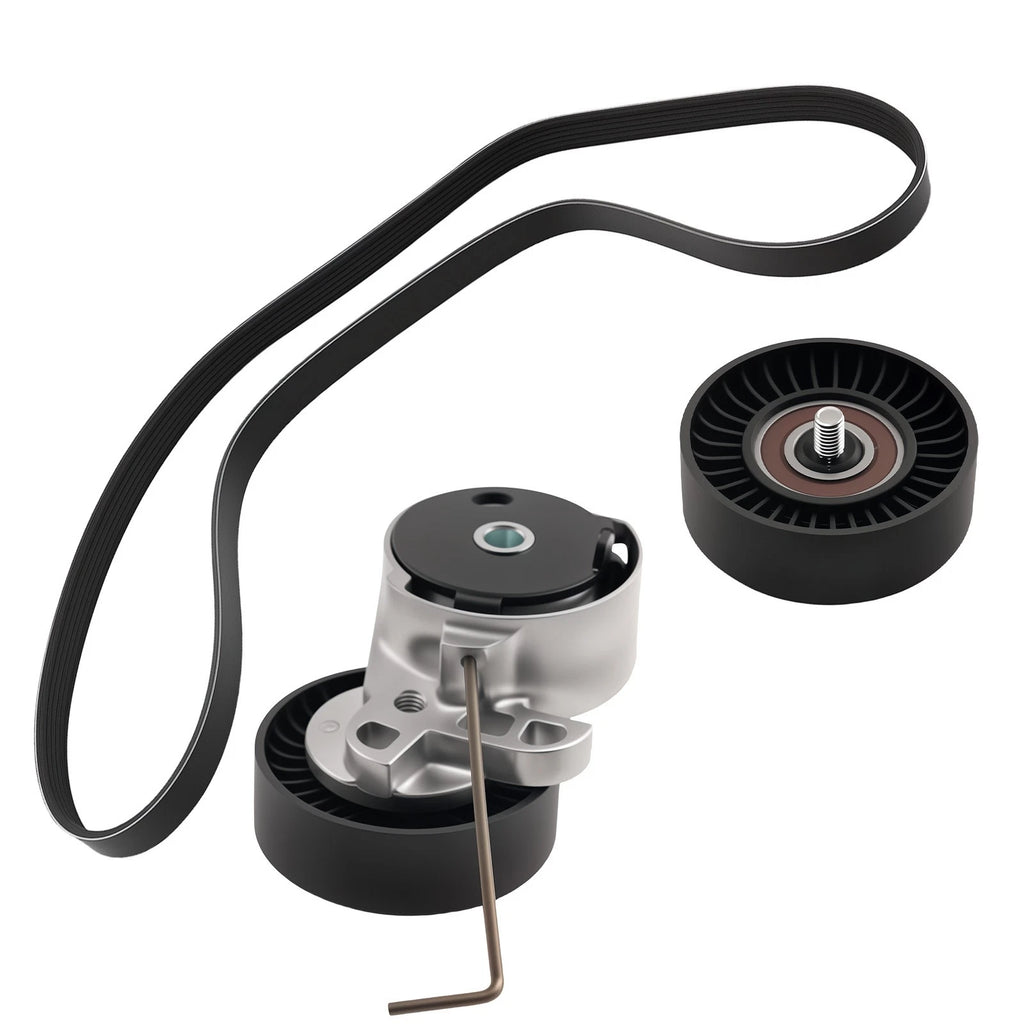 Serpentine Belt Tensioner Pulley Kit for Volvo S80 (2008–2015)