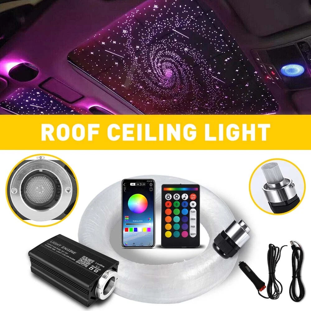 500pc Fiber Optic Star Light Kit for Car Home Roof Ceiling