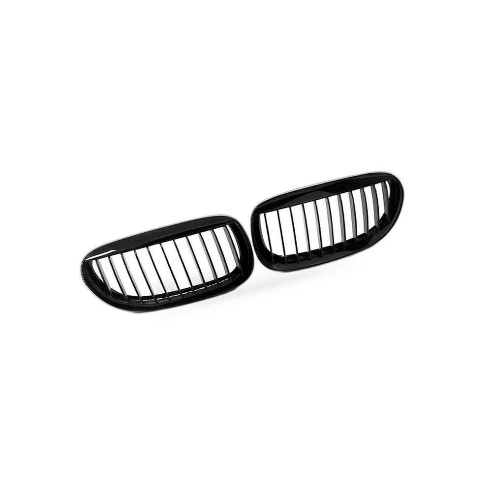 Gloss Black M-Style Front Grille for BMW 6 Series E63 (2003–2010)