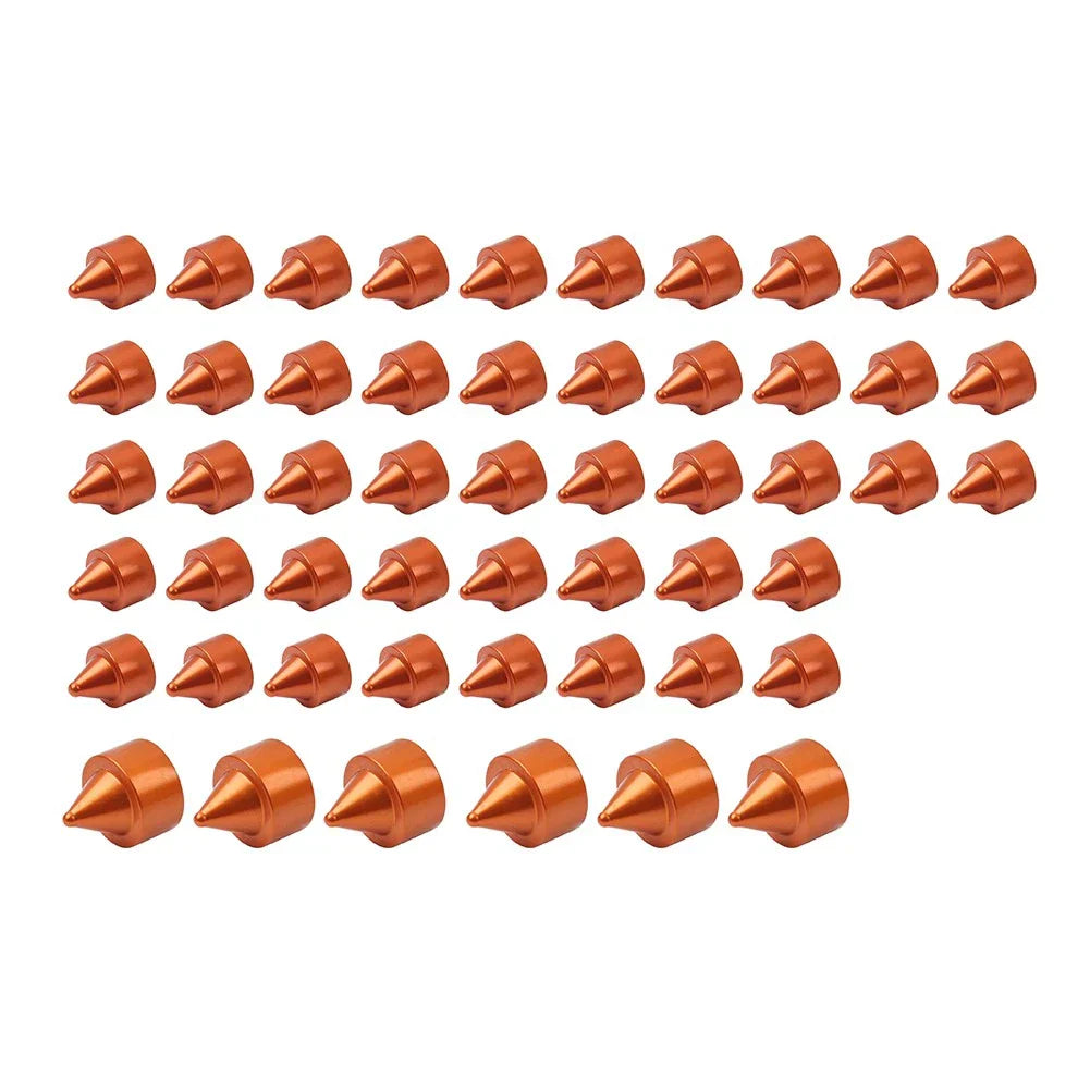 52X Engine Topper Screw Bolt Cap Orange for Harley Twin Cam Dyna FXD