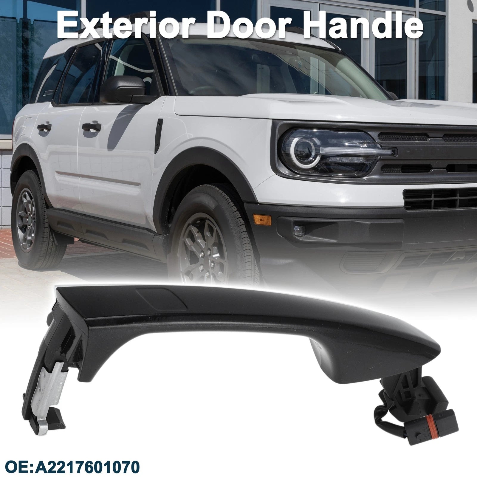 Outside Exterior Door Handle for Mercedes-Benz S-Class W221 (2007–2013) No.A2217601070 Black