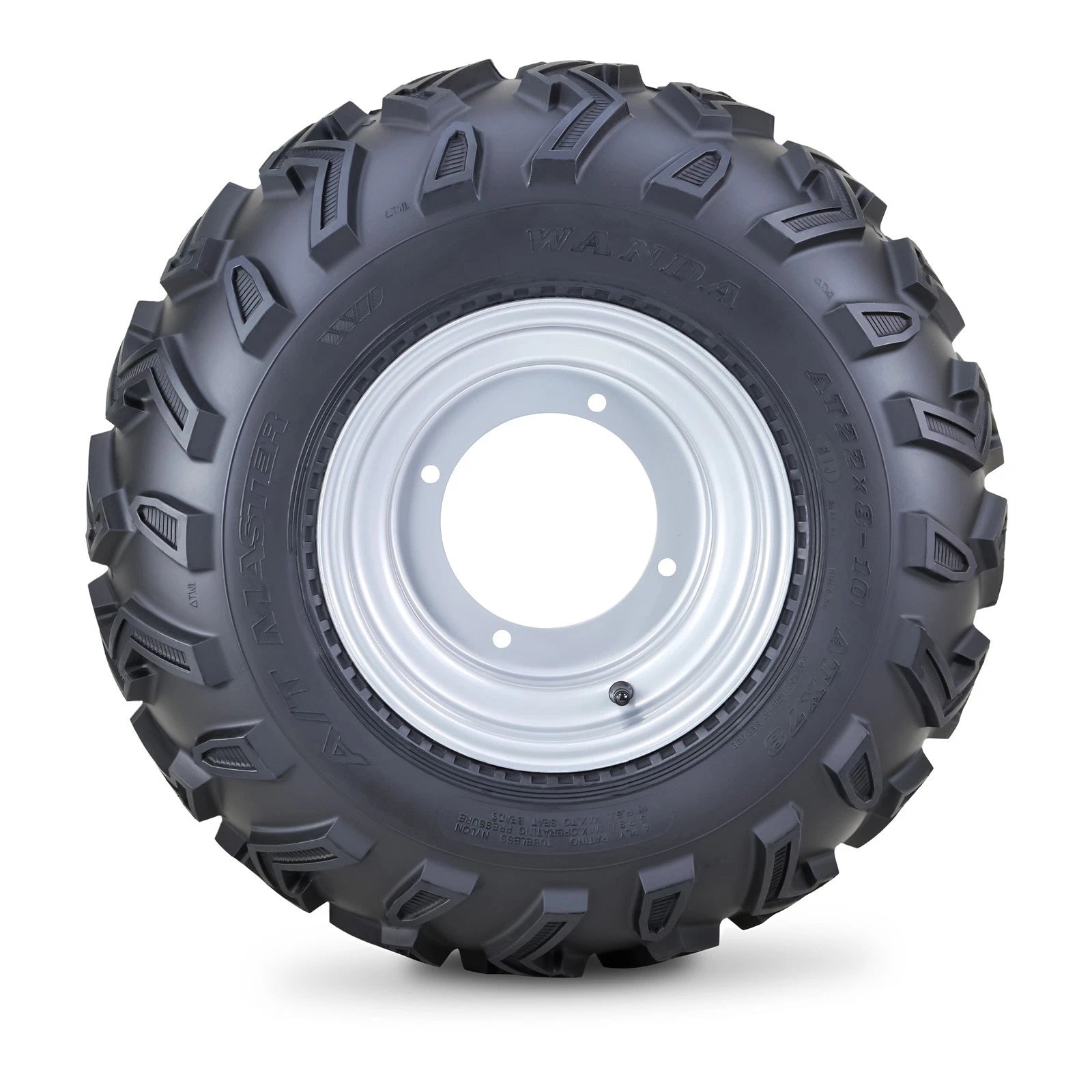 WANDA ATV Tire Assembly 22X8-10 with 4x156mm PCD for ATV