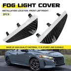 2Pcs Fog Light Cover Bezel Frame for Nissan Sentra (2024–2025)