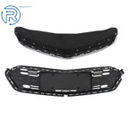 Front Upper and Lower Side Grille for Chevrolet Cruze (2016-2018) Chrome/Black