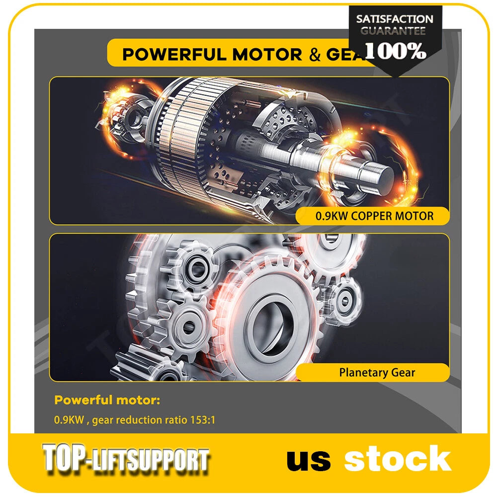 3000LBS Electric Winch for Truck Trailer - Waterproof Synthetic Rope