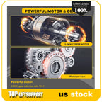 3000LBS Electric Winch for Truck Trailer - Waterproof Synthetic Rope