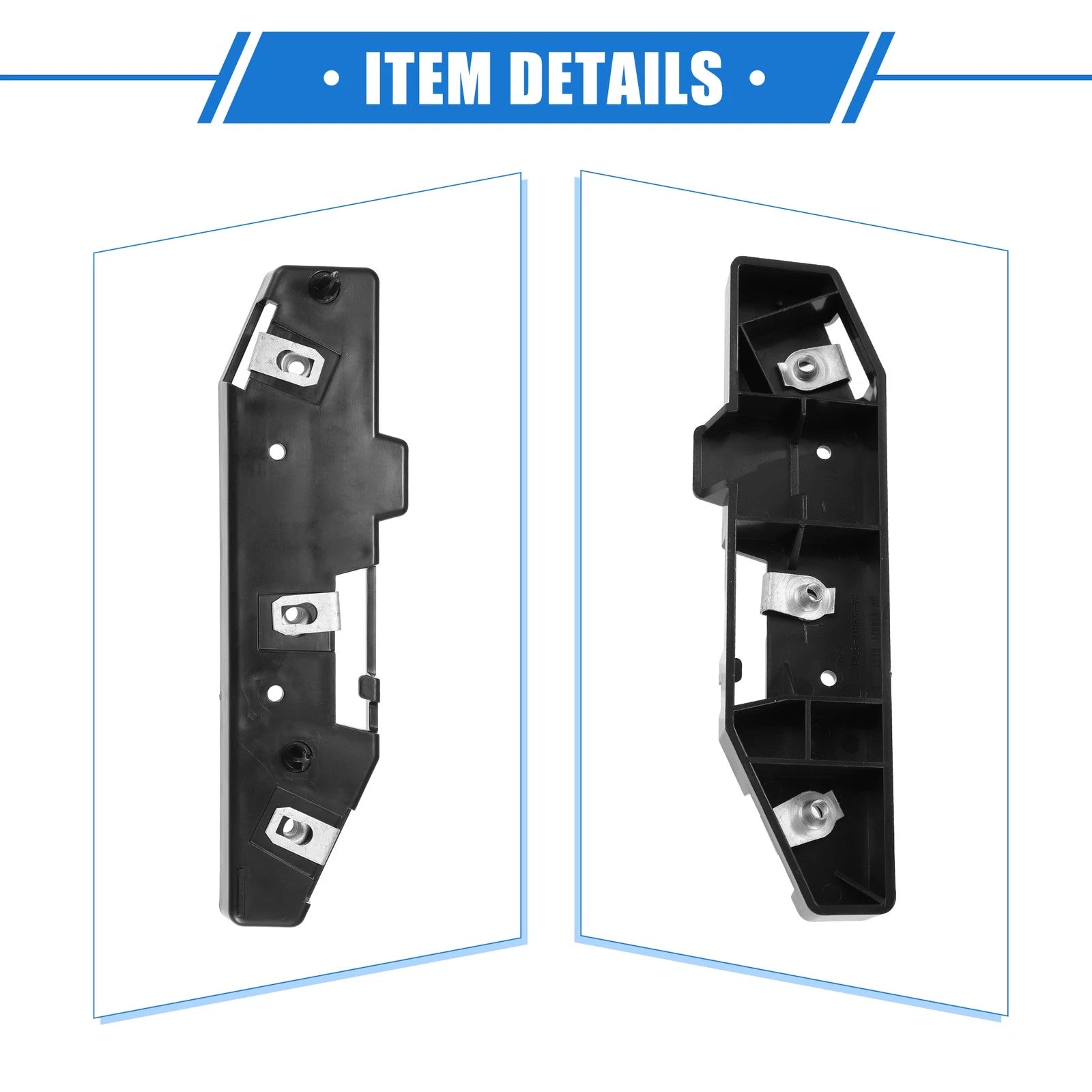 Front Right Bumper Bracket for Ford Edge (2015–2018) - Black