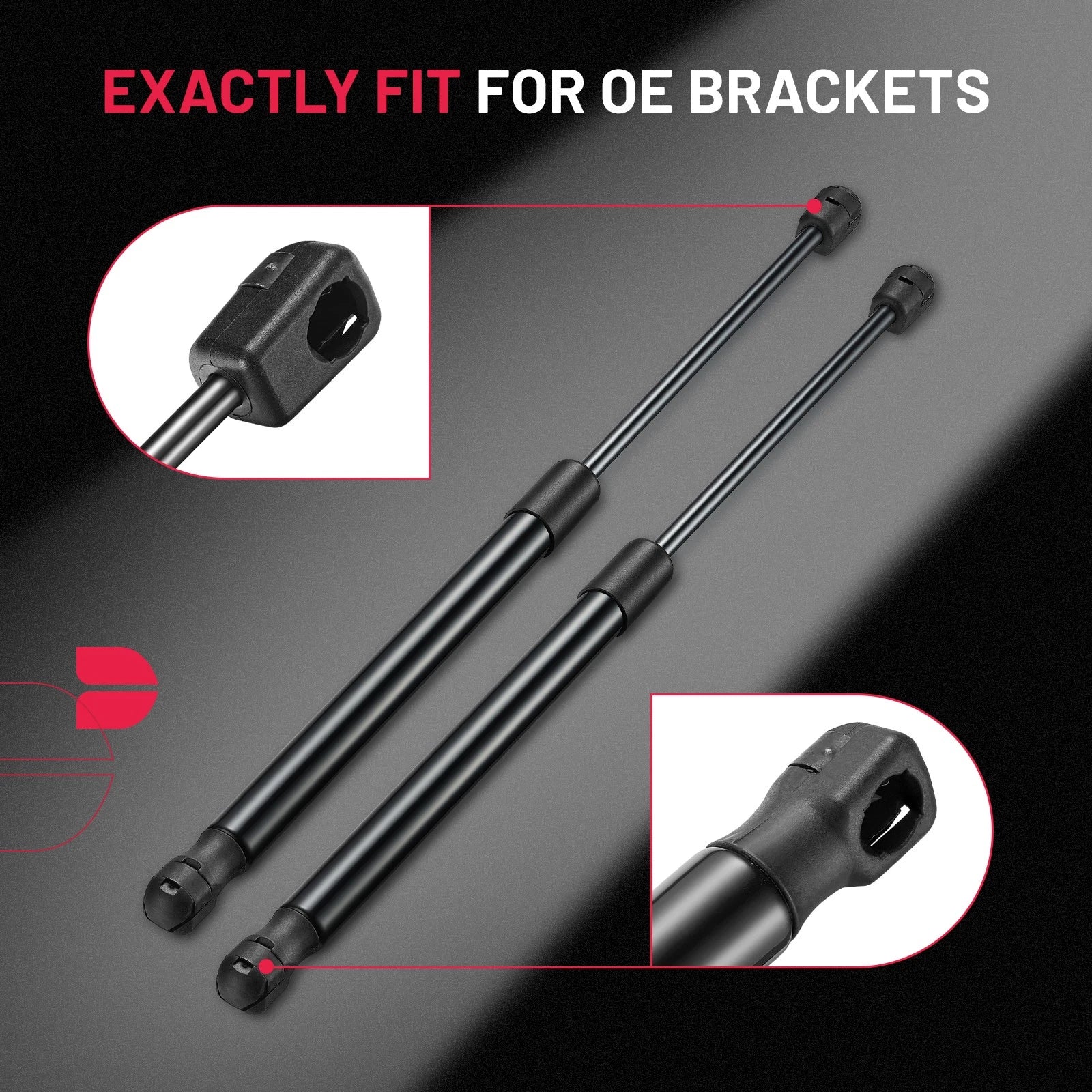 Gas Strut Support 17" for Leer Camper Shell Window (2016-2017)