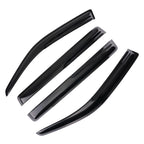 4Pcs Rain Guard Window Deflector for Toyota Highlander (2001–2007) Black