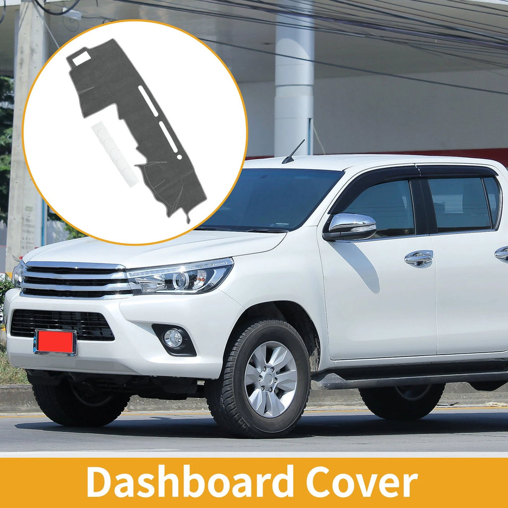 Dashboard Cover for Toyota Hilux 150 Series SR SR5 (2005–2015) Gray