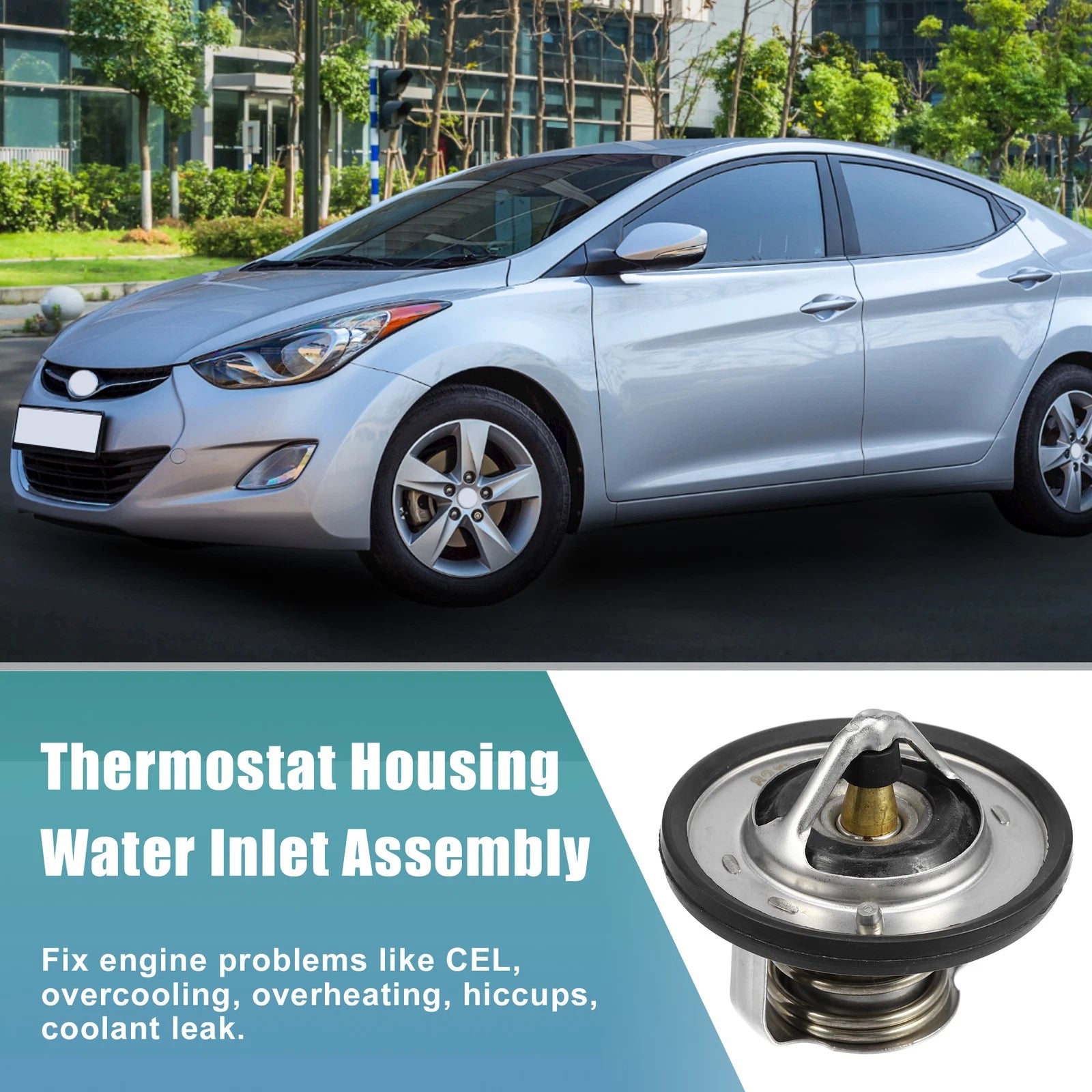 Thermostat 21200-ED000 for Hyundai Elantra Tucson Sonata Kia Rio Soul 
