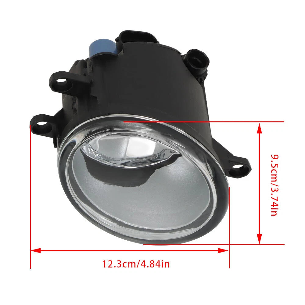 Set of 2 Halogen Fog Lights with Wiring for Toyota Highlander (2017–2018)