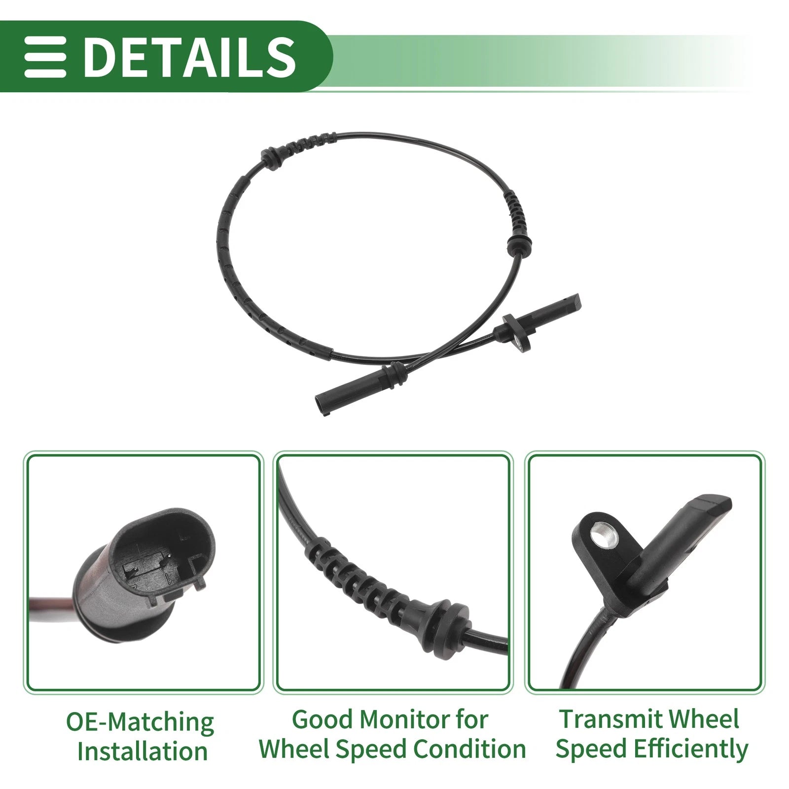 ABS Wheel Speed Sensor No. 34526850761 for BMW Mini Cooper (2013–2017)