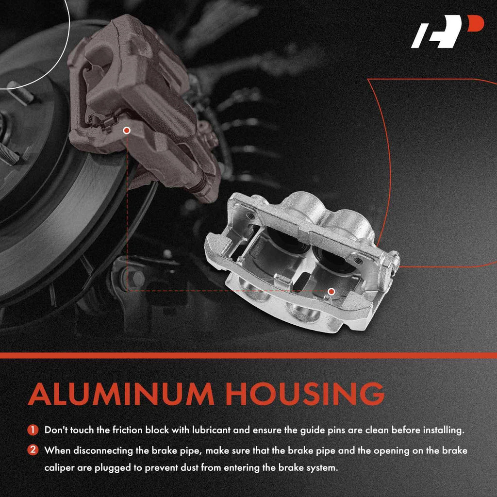 6x Front Brake Caliper & Ceramic Pads for Ford F-150