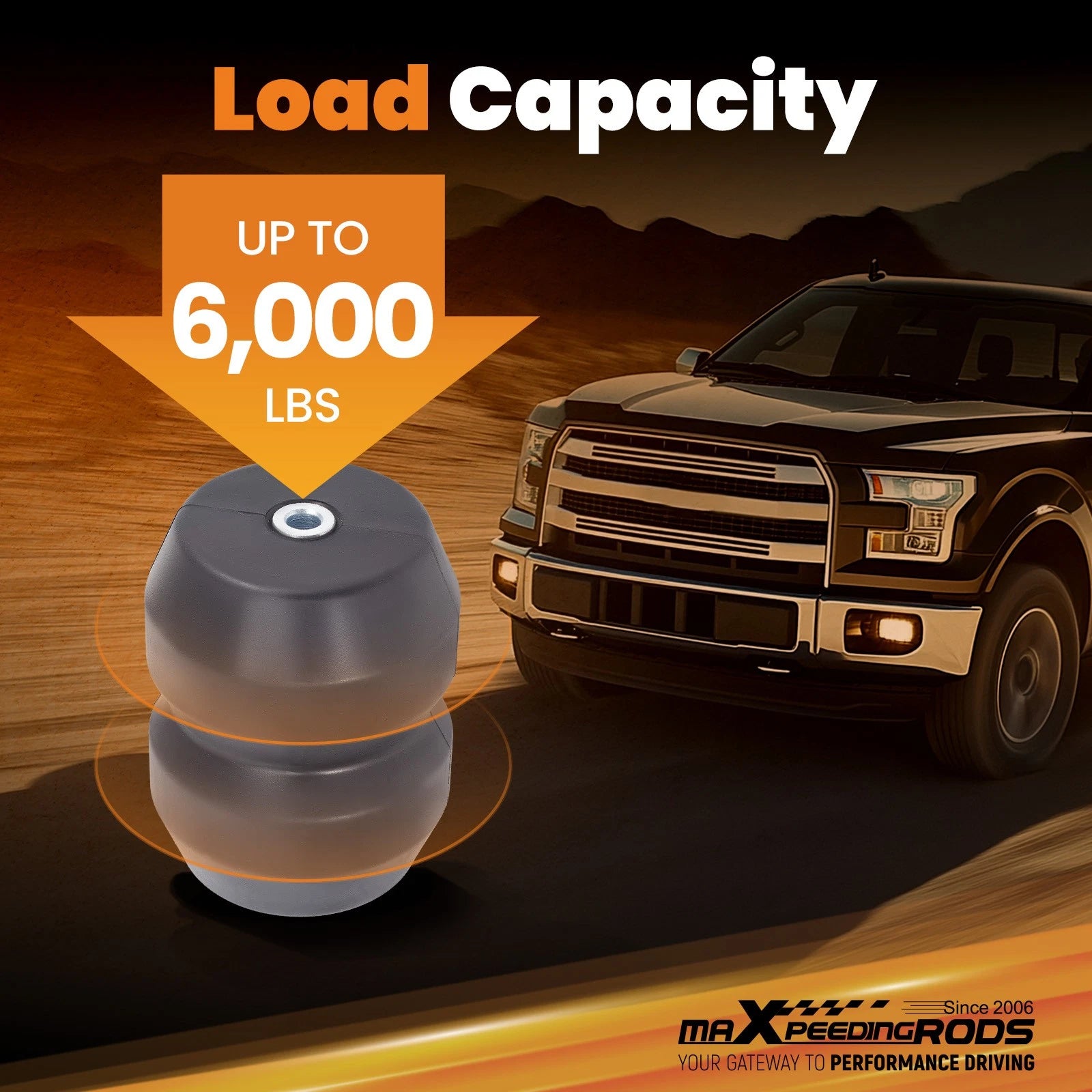 Rear Enhanced Suspension System for Dodge Ram 1500/2500 2/4WD (2002–2013)