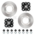 2 Front Wheel Hub & Disc Rotor for Suzuki Eiger 400, Vinson 500 (2002–2007)