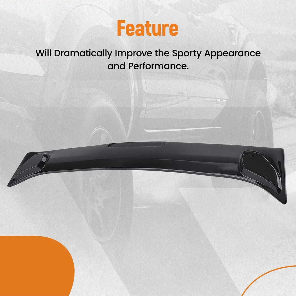 Glossy Black Trunk Wing Spoiler for Toyota Corolla (2003-2008) with LED Brake Light