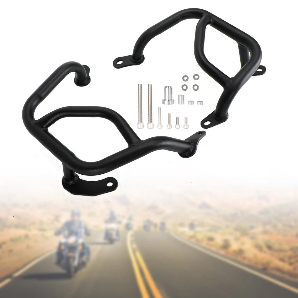 Lower Engine Guard Crash Bar for BMW F900XR (2020–2022) - Steel, Black