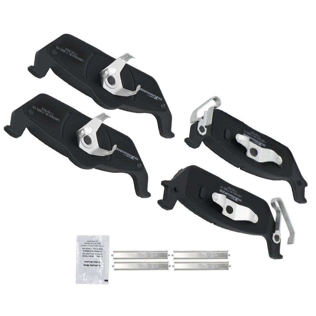 Set of 4 Rear Ceramic Brake Pads for Lincoln Mark LT (2006–2008) D1012 P-1012