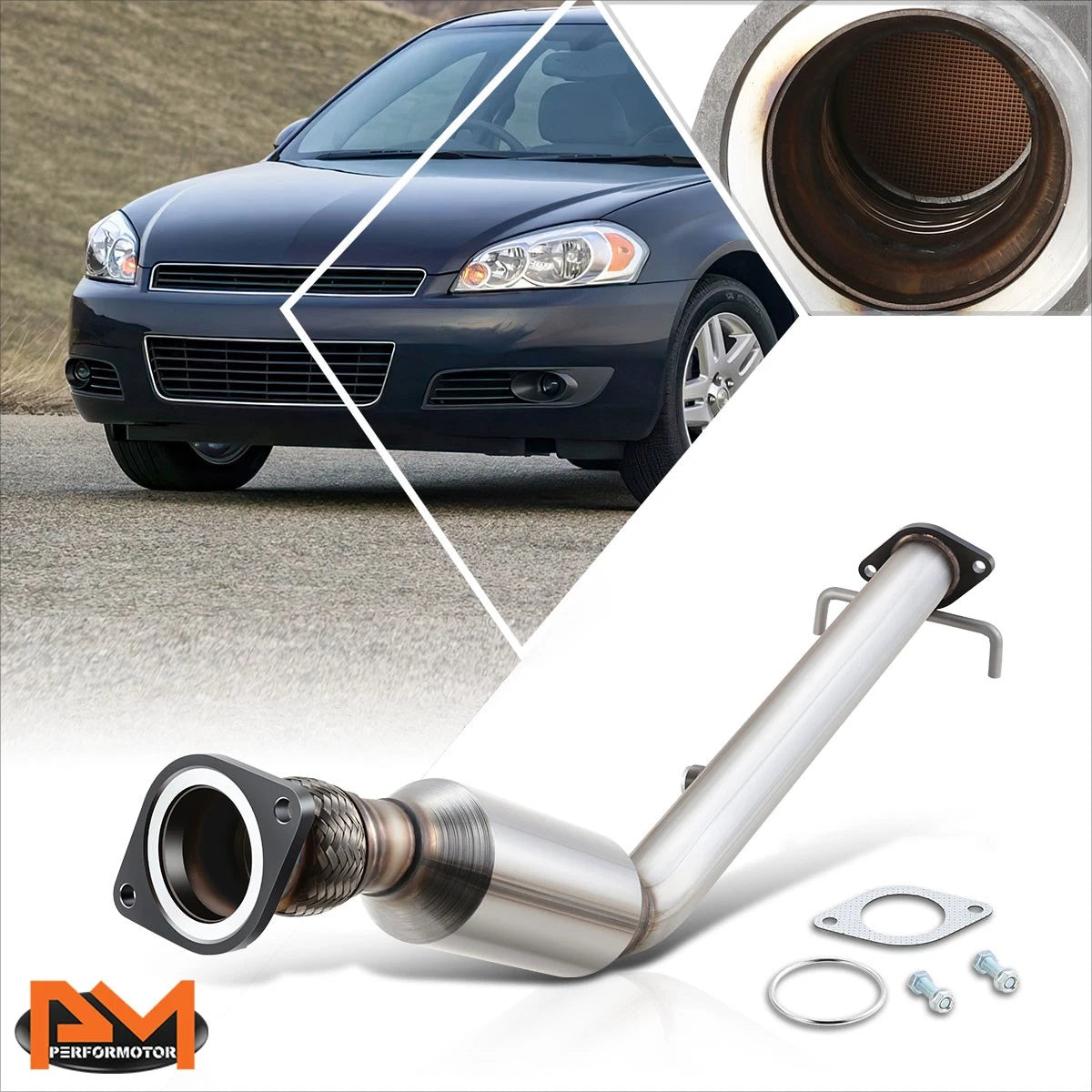 Undercar Catalytic Converter Pipe for Chevy Impala/Monte Carlo (2006–2011)