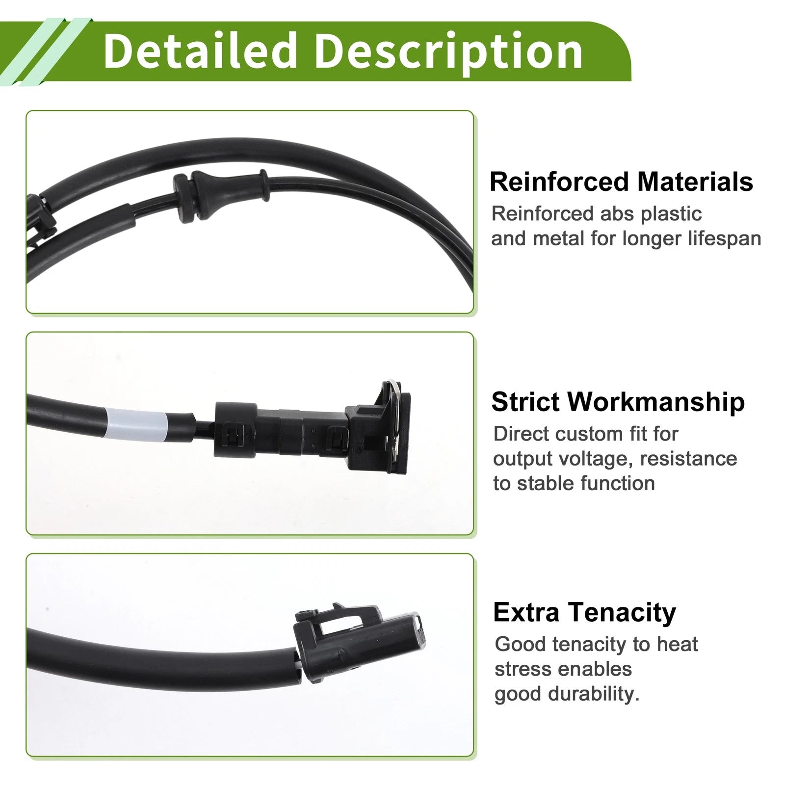 ABS Wheel Speed Sensor No. 91920B2100 for Kia Soul (2014–2019)