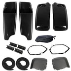 Stretched Extended Hard Saddlebags with Speaker Lid for Harley (2014–Present)