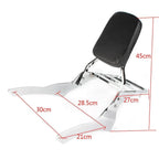 Passenger Backrest Sissy Bar w/ Luggage Rack for Yamaha Vstar 400 (98-22)