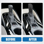 Gear Shifting Knob Cover for Hyundai Verna (2010-2014) - Faux Leather Black