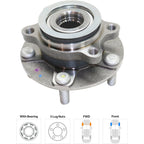 Wheel Hubs for Nissan Juke (2011–2017) Front Left & Right with Bearing AWD
