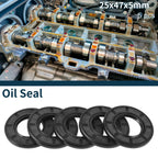 Set of 5 Oil Seal Rotary Shaft Seal NBR Rubber 25x47x5mm