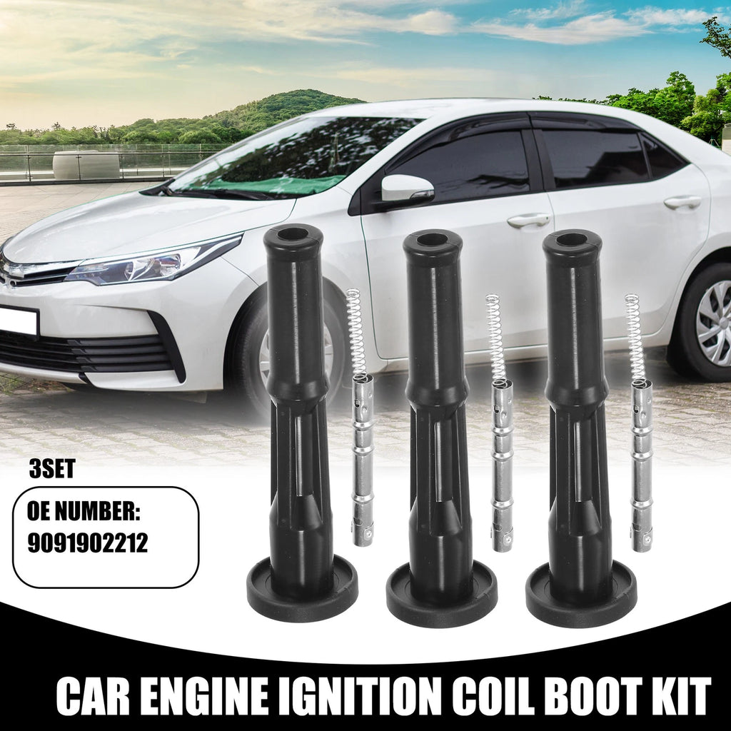 Set of 3 Engine Ignition Coil Boot Kit No. 9091902212 for Toyota 4Runner (1996–2002)