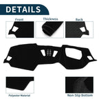 Dashboard Dash Cover Mat for BMW 4 Series Black Protector Pad