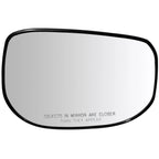 Right Side Chrome Door Mirror Glass for Honda Fit (2009–2014)