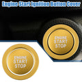 Ignition Button Sticker for Lexus IS ES RX GS NX - Aluminum Gold Tone
