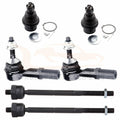 Set of 6 Tie Rods and Lower Ball Joints for Ford Expedition (2003–2004)
