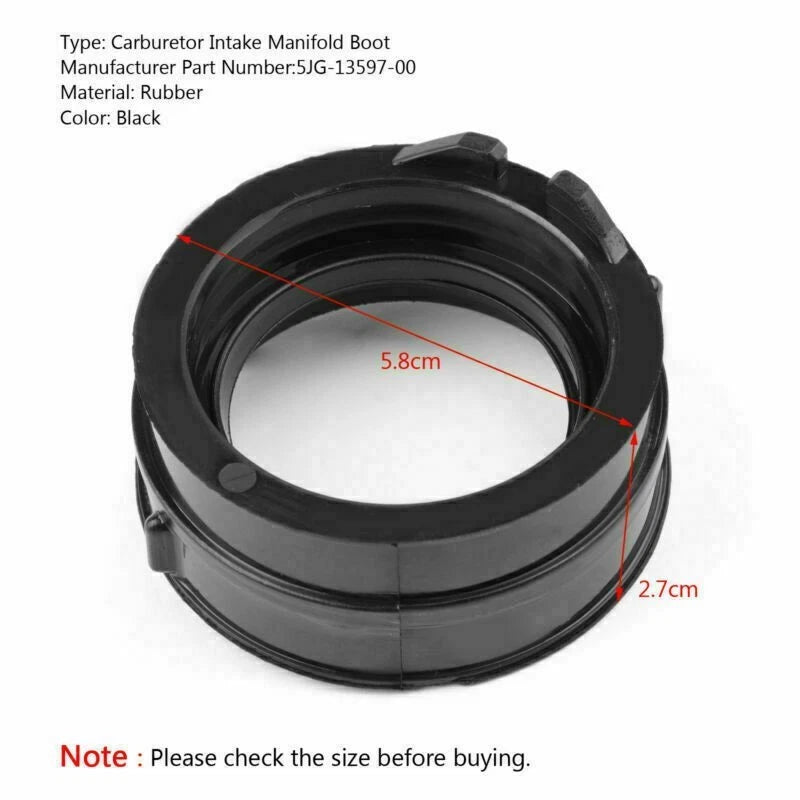 Carburetor Holder Intake Manifold Boot for Yamaha YZ426F WR400F WR426F (2000–2002)