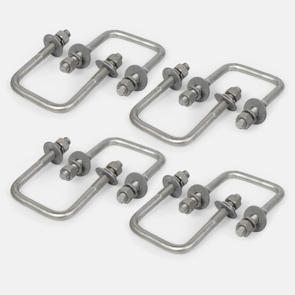 Set of 8 U-Bolts for Boat Trailer (1/2" D x 3 1/16" W x 4 5/16" L)