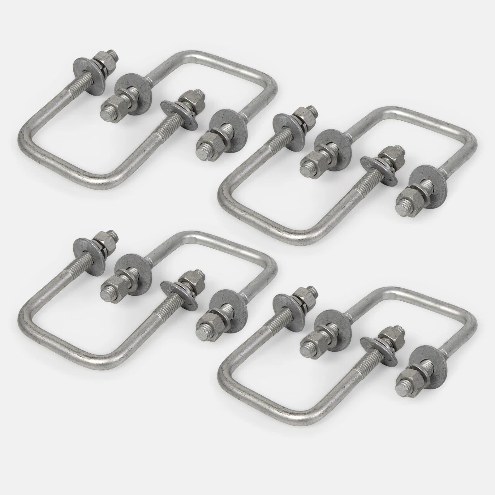 Set of 8 U-Bolts for Boat Trailer (1/2" D x 3 1/16" W x 4 5/16" L)
