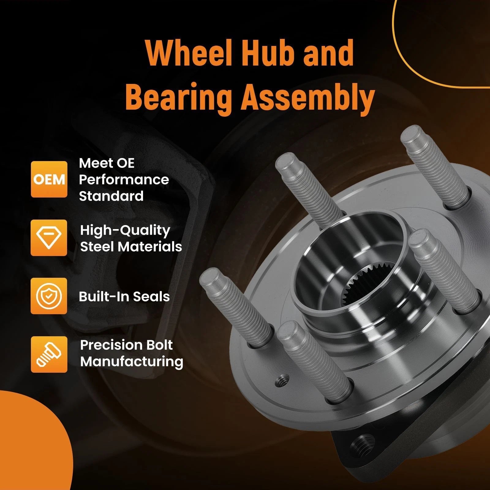 Front Wheel Hub Bearing Assembly for Chevrolet Cruze (2011-2016)